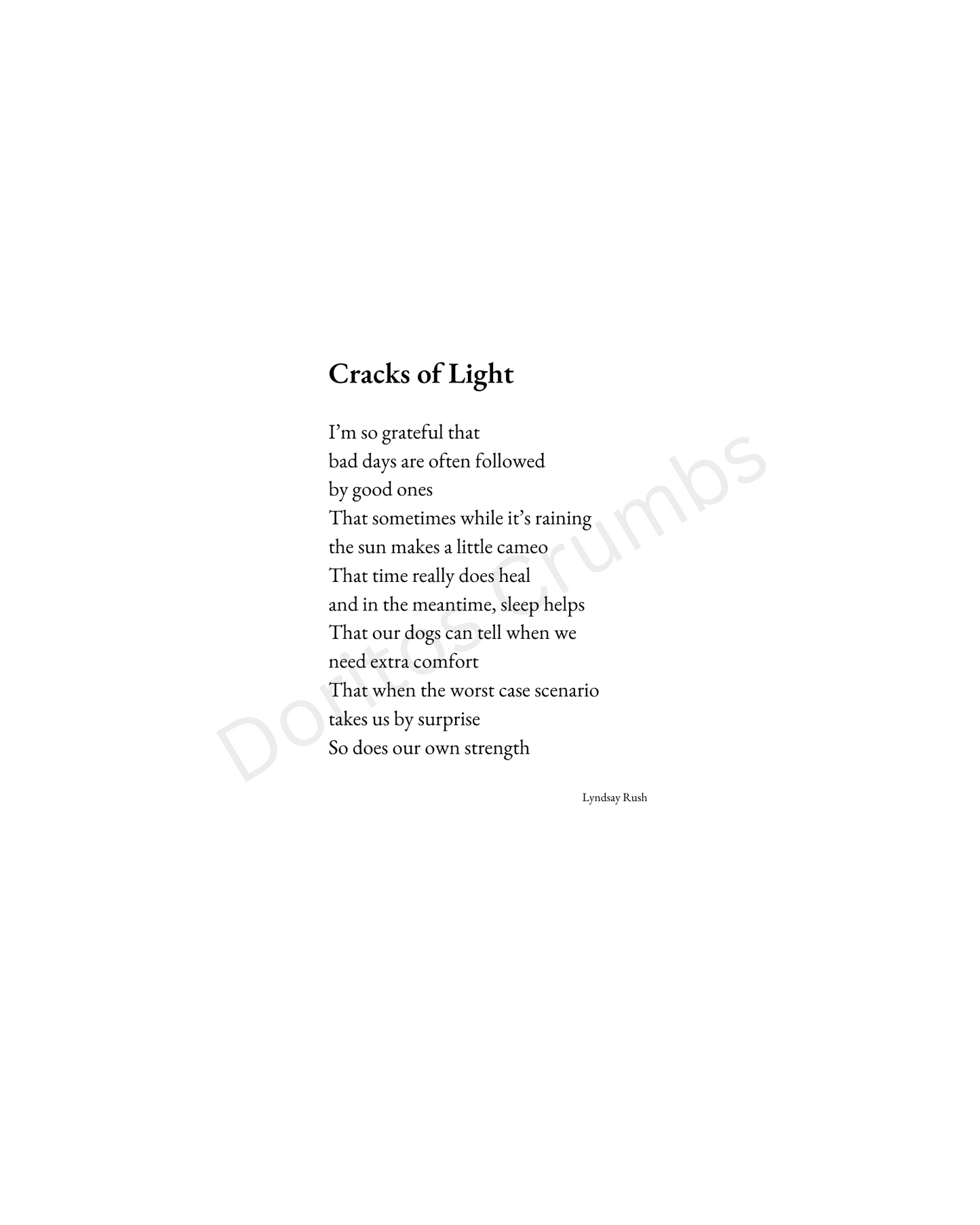 Cracks of Light